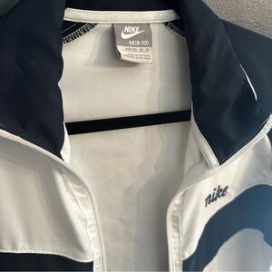 Nike Blue & White Lightweight Running Jacket | Size Medium (8-10)